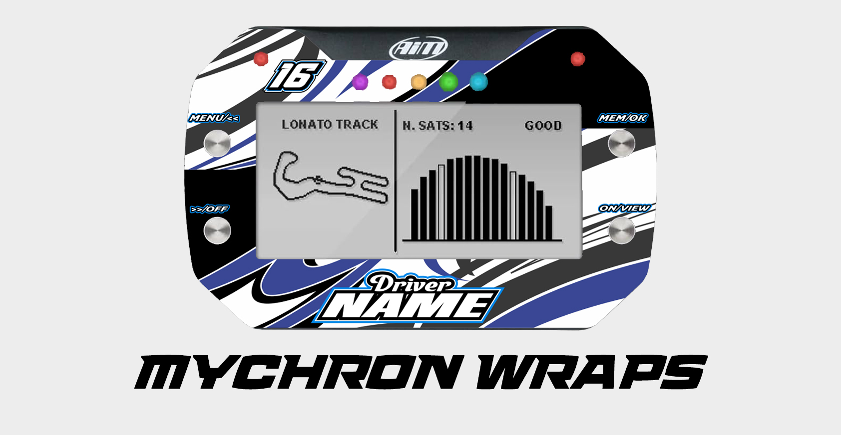 custom mychron wrap kits